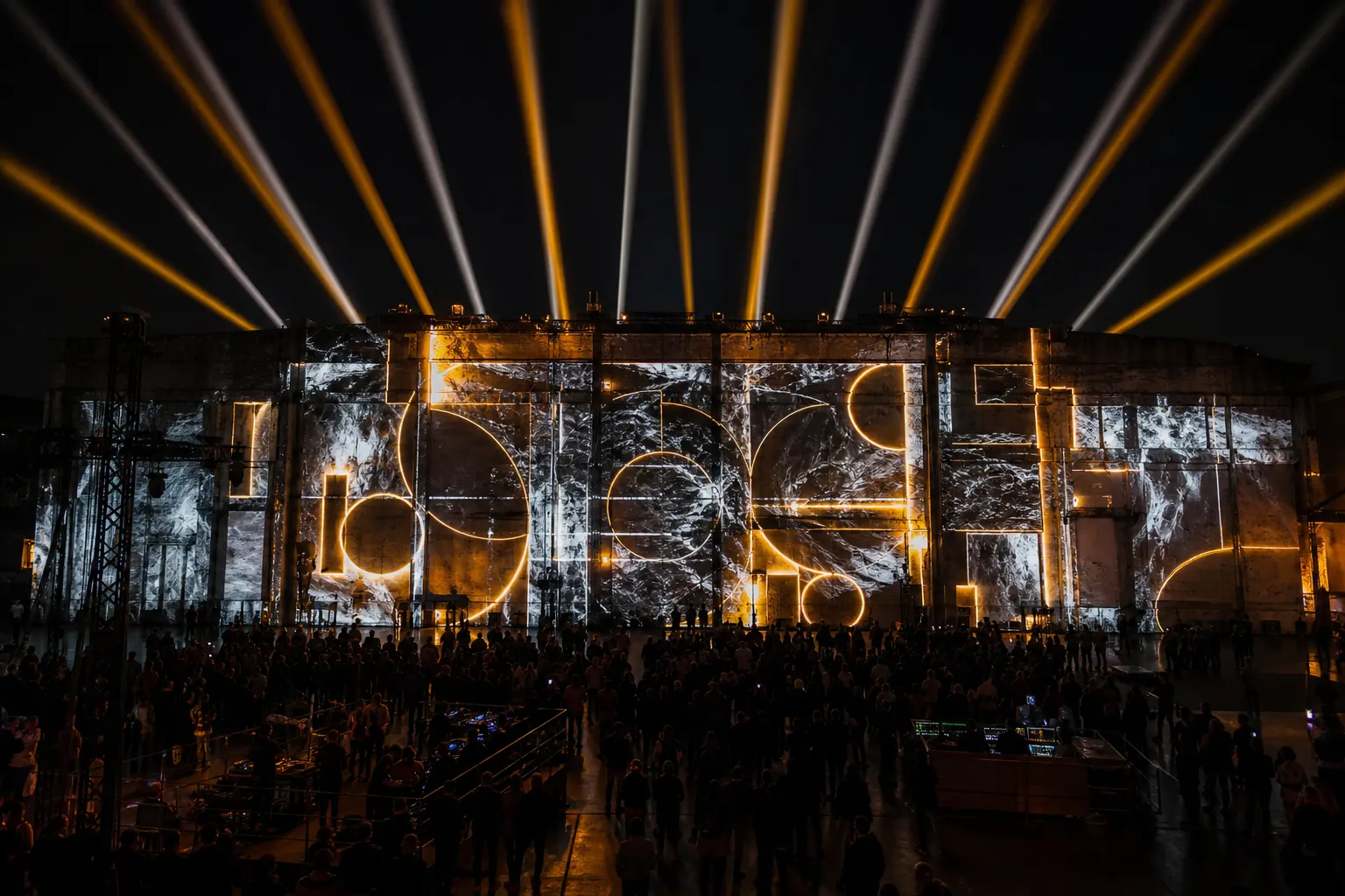 ICC Kyiv — stage visuals on three ceiling-hung screens