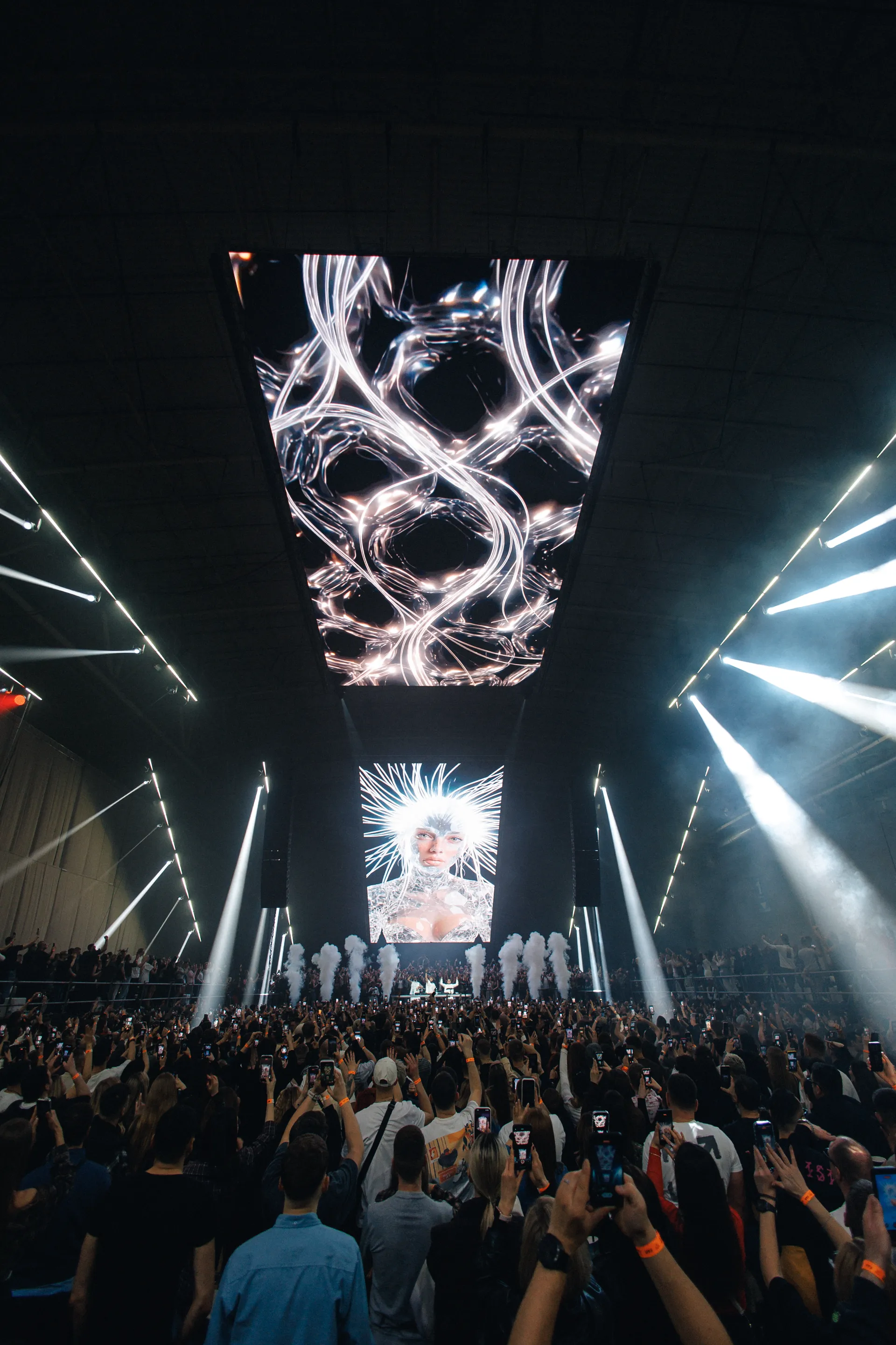 ICC Kyiv — ceiling screens and stage