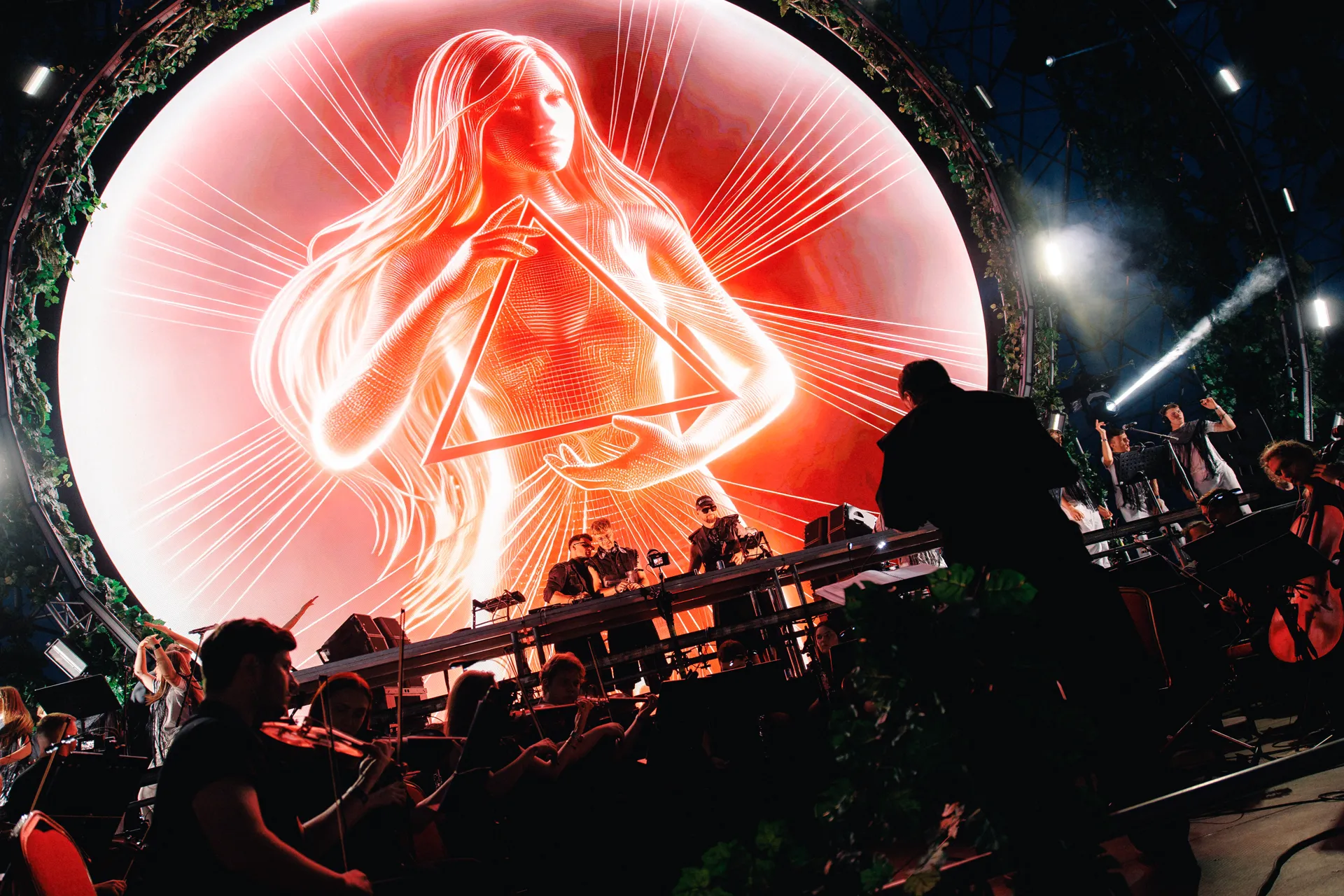 Osocor — stage and circular LED